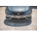 Накладка сплиттер на передний бампер на Seat III Cupra / FR рестайл